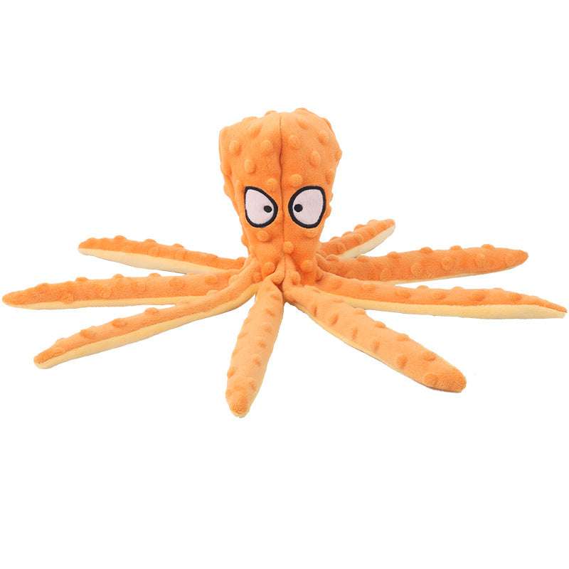 Eco-friendly Plush Octopus Pet Toy for Cats and Dogs - Minihomy