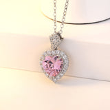 Micro-set zircon heart necklace jewelry - Minihomy