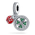 Lucky U-shaped Horseshoe Clover Wishing Tree Pendant - Minihomy