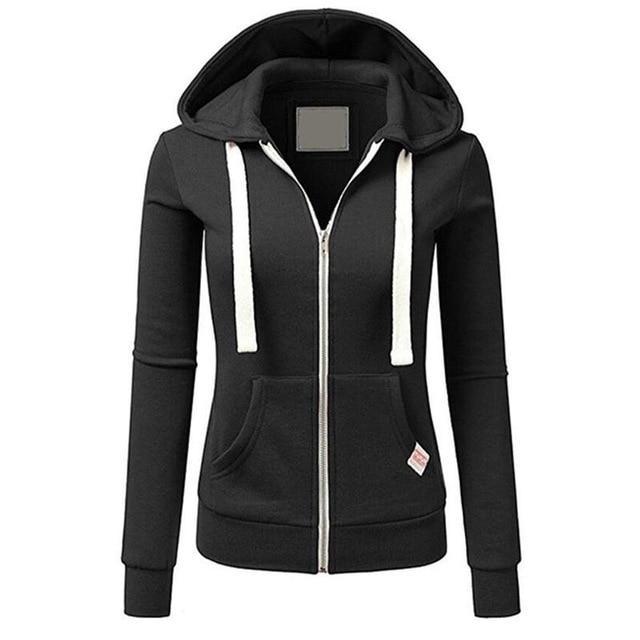 Autumn Winter Women Sweatshirts Hoodie Long Sleeve Jackets - Minihomy