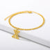 Initial Gold Letter Anklet Alphabet Pendants Jewelry - Minihomy