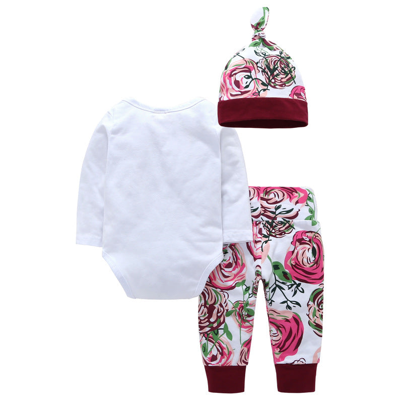 Flower Suit Baby Long Sleeved Romper - Minihomy