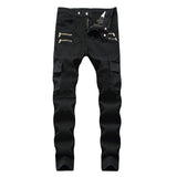 Men's Slim-Fit Overalls with Multi-Pocket Zipper - Minihomy