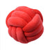 Knotted Plush Ball Design Round Throw Pillow - Minihomy