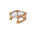 Glass Cat Food Bowl - Elevated Pet Feeder for Cats - Minihomy