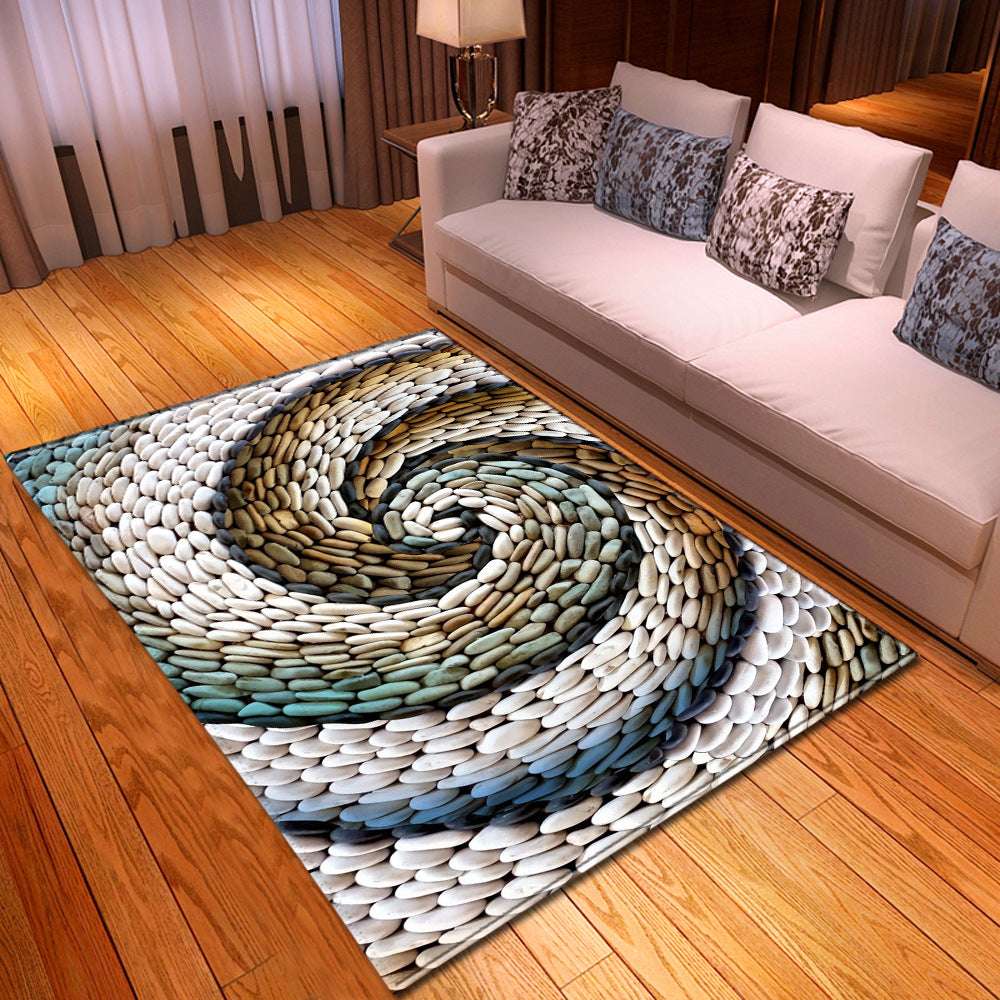 Marble Living Room Carpet Bedroom Restaurant Carpet - Minihomy