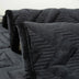 Black Sofa Cushion Winter Plush Thickened Non-slip Sofa Leather Sofa Cover - Minihomy