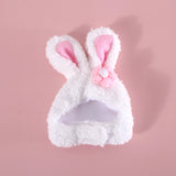 Plush Cartoon Cat Dog Rabbit Ears Cute Easter Decoration Hat Head Cover - Minihomy