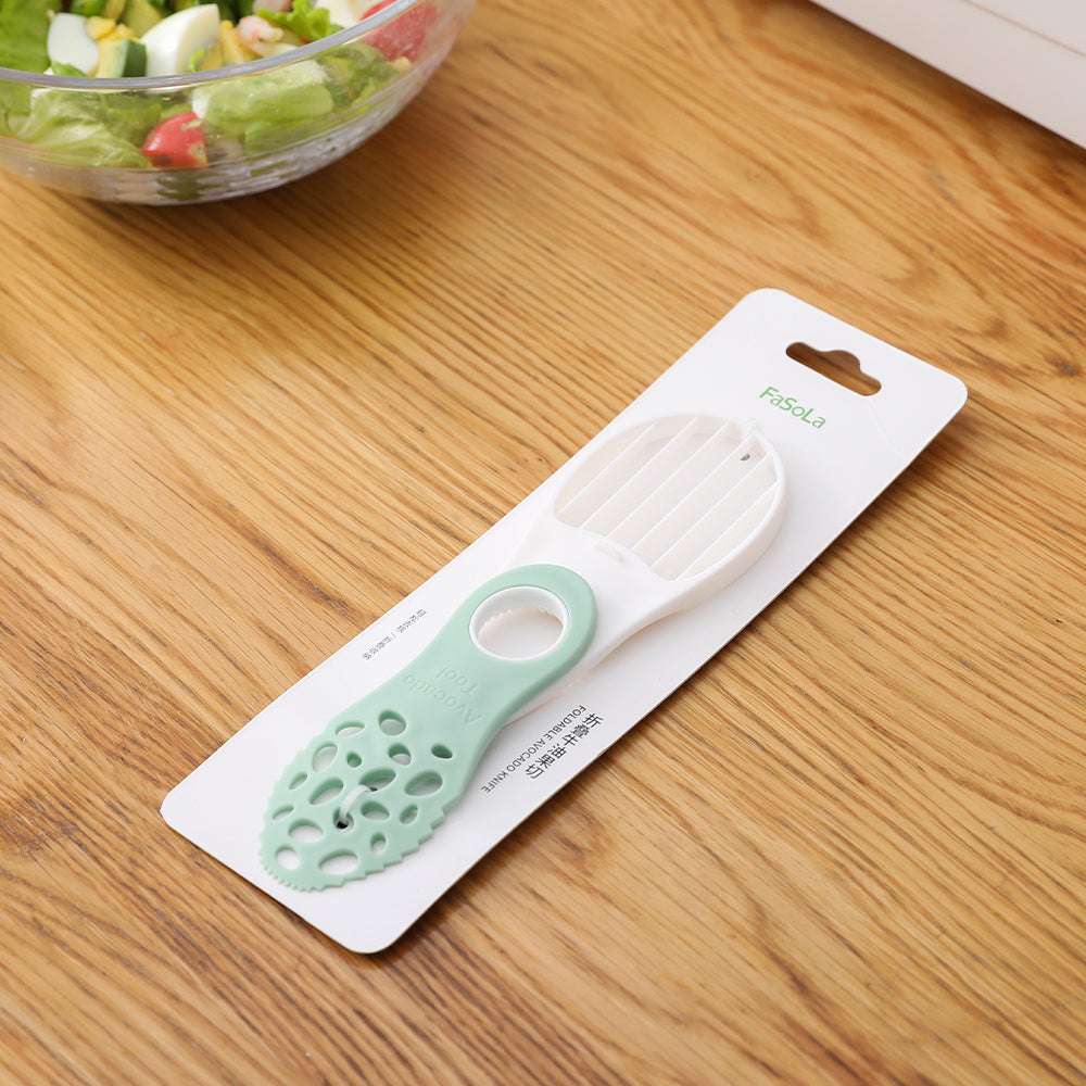 Avocado Corer Butter Fruit Peeler Cutter Pulp Separator Plastic Knife Avocado Slicer Kitchen Gadgets Vegetable Tools - Minihomy