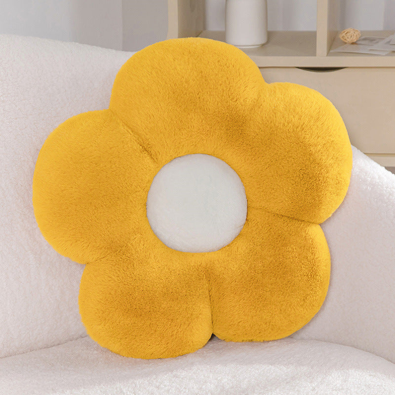 Color Flower Pillow Sun Flower Plush Cushion - Minihomy