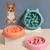 Pet Dog Cat Slow Feeder Bowl - Anti-Choking Interactive Eating Dish - Minihomy