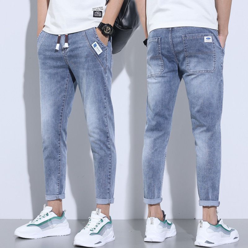 Denim Stretch Casual Men's Trousers Thin - Minihomy