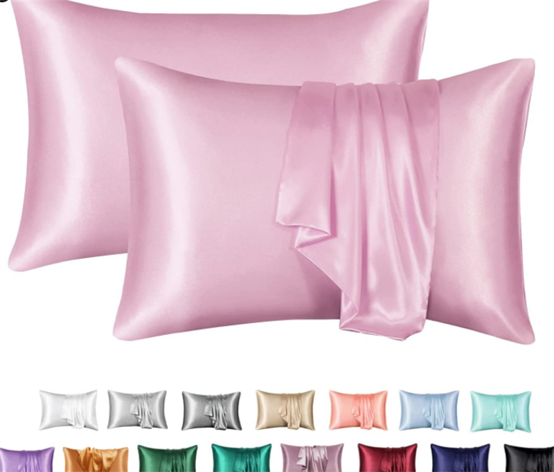 Silk Solid Color Satin Pillowcase Envelope Pillow