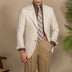 Casual Breathable Retro Suit Men's Half Lining - Minihomy