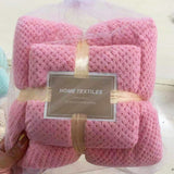 High-density Coral Fleece Towel Bath Towel Set - Minihomy