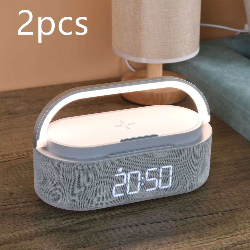 Multi-function 15W Fast Charging Wireless Charger Clock - Minihomy