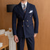 Men's Slim Double-Breasted Suit - Minihomy