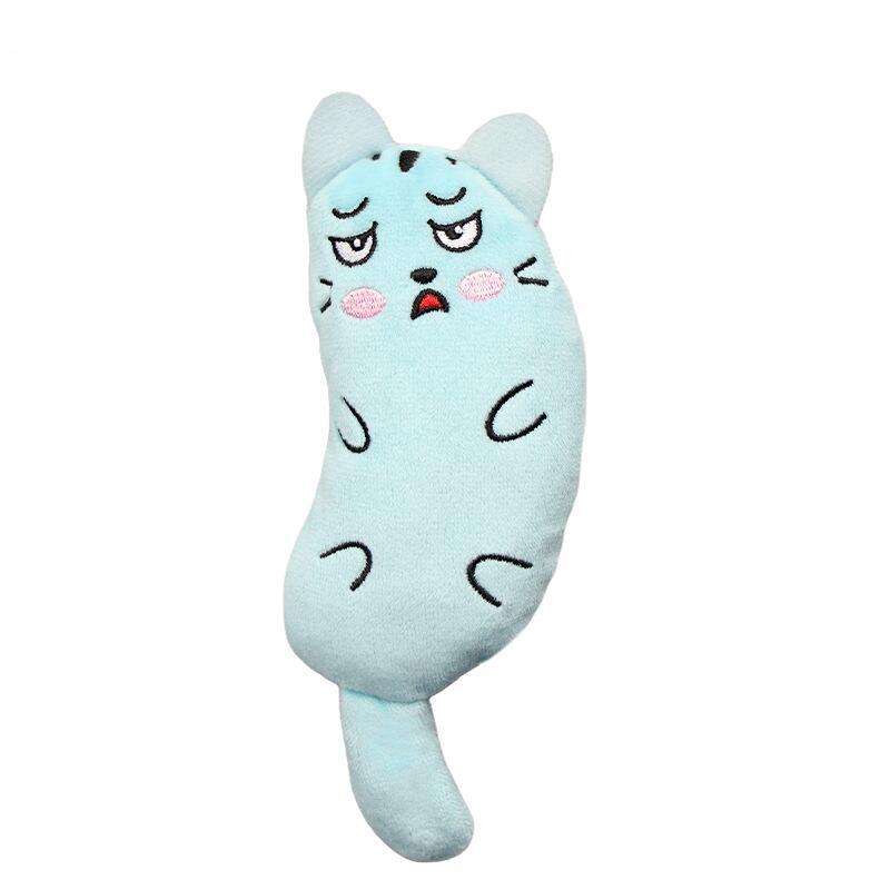 Cat Pet Plush Embroidered Mint Toys - Minihomy