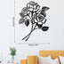 Metal Rose Art Wall Decorations Iron Wall Hanging - Minihomy