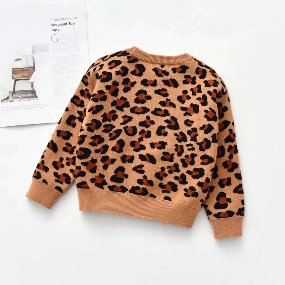 Jumper Leopard Sweater For Kids - Minihomy