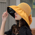 Large Brim Sun Hat with Bow - UV Protection, Summer Fisherman Hat for Women - Minihomy