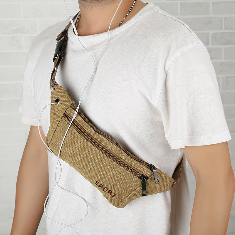 Multi-functional canvas pockets for men - Minihomy