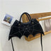 Halloween Spider Web Shape Shoulder Bags Personality Batgirl Messenger Crossbody Bag - Minihomy