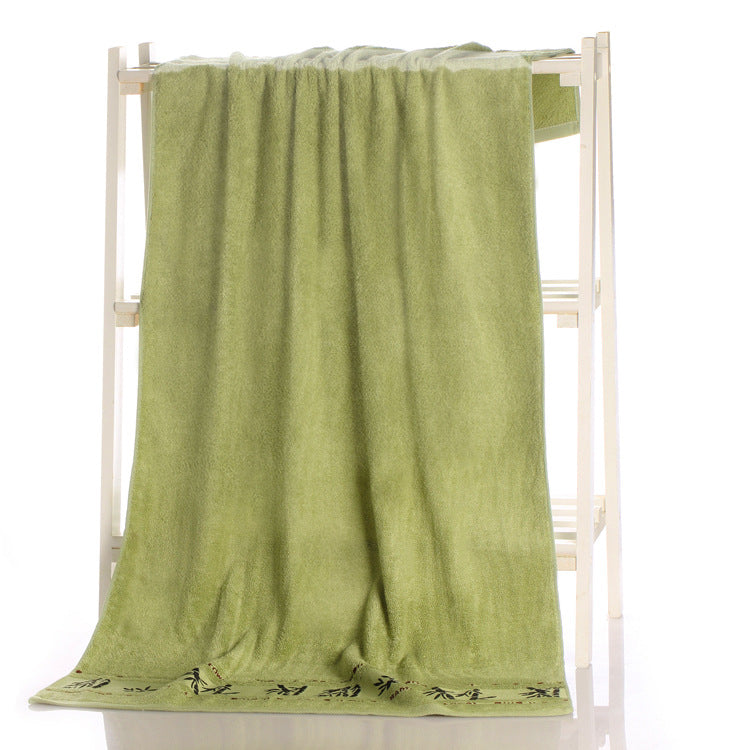 Bamboo Charcoal Fiber Bath Towel - Minihomy