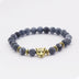 Natural Stone Owl Head Yoga Bracelet - Minihomy