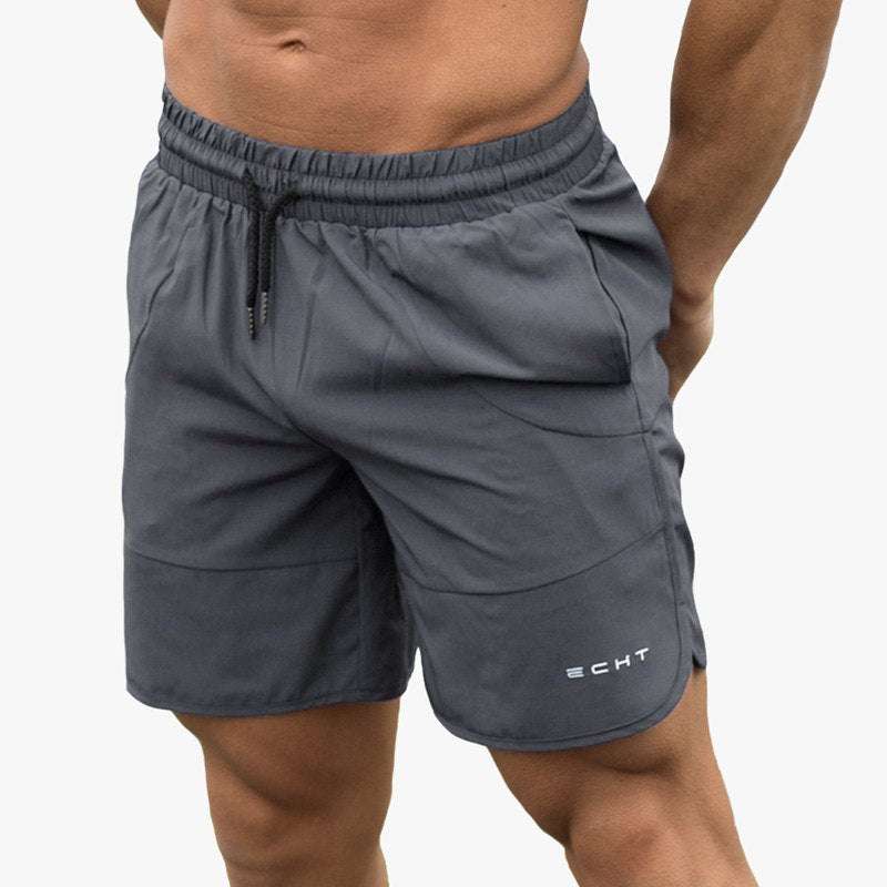 Men Fitness Gyms Loose Shorts Bodybuilding Joggers Summer Quick Dry Cool Short - Minihomy