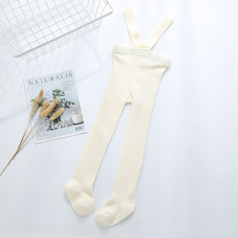 Combed cotton baby crawling cross overalls - Minihomy