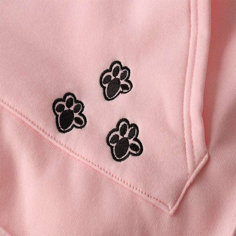 Cute Hoodies Pullover Sweatshirts With Pet Pocket for Winter Women - Minihomy