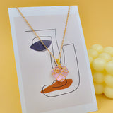 Heart Necklace Women Love Crystal Stone Necklace for Summer - Minihomy