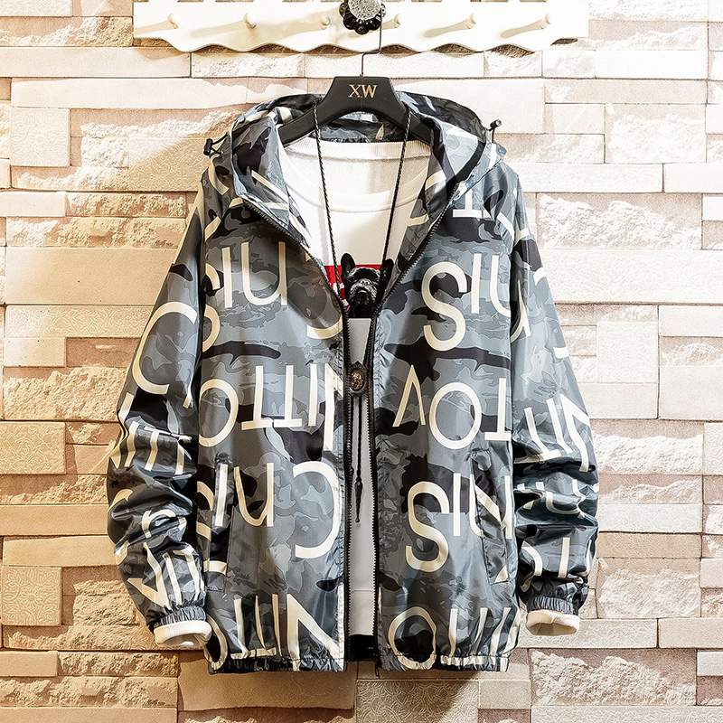 Men's Casual Streetwear Hooded Printing Coats: Style Meets Comfort - Minihomy