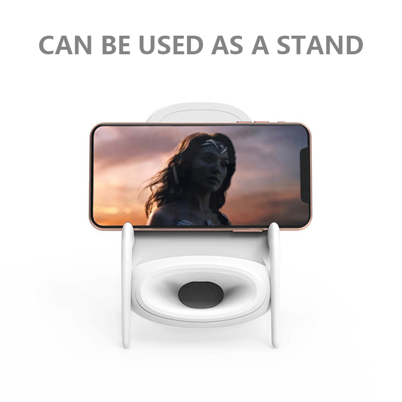 Adorable Wireless Charger with Stand and Amplification - Minihomy