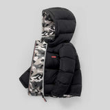 Middle And Small Children Wear Double-sided Padded Winter Jackets - Minihomy