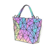 Geometric Luminous Purse And Handbag - Minihomy