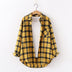 Plaid Shirt Women Loose Long Sleeve Blouses Cotton Flannel Casual Shirt Women - Minihomy