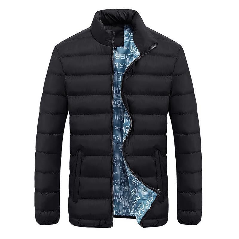 Elevate Your Style with the Men's Middle-Aged Youth Stand-Collar Padded Short Jacket - Minihomy