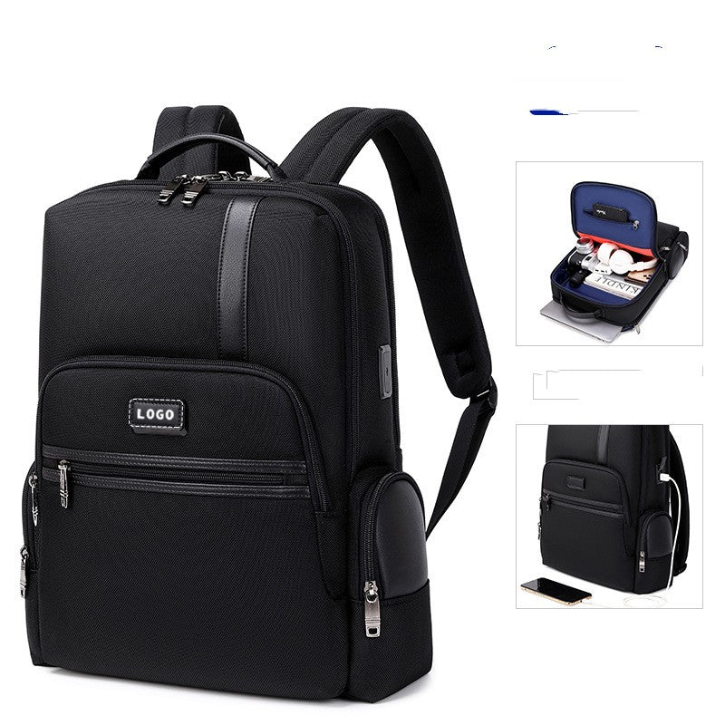 Men's Large Capacity Business Travel Waterproof Rucksack - Minihomy