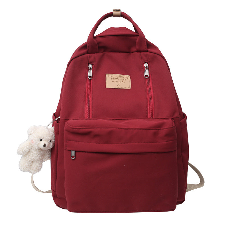 Cool Backpacks: Double Zipper School Tote Bags