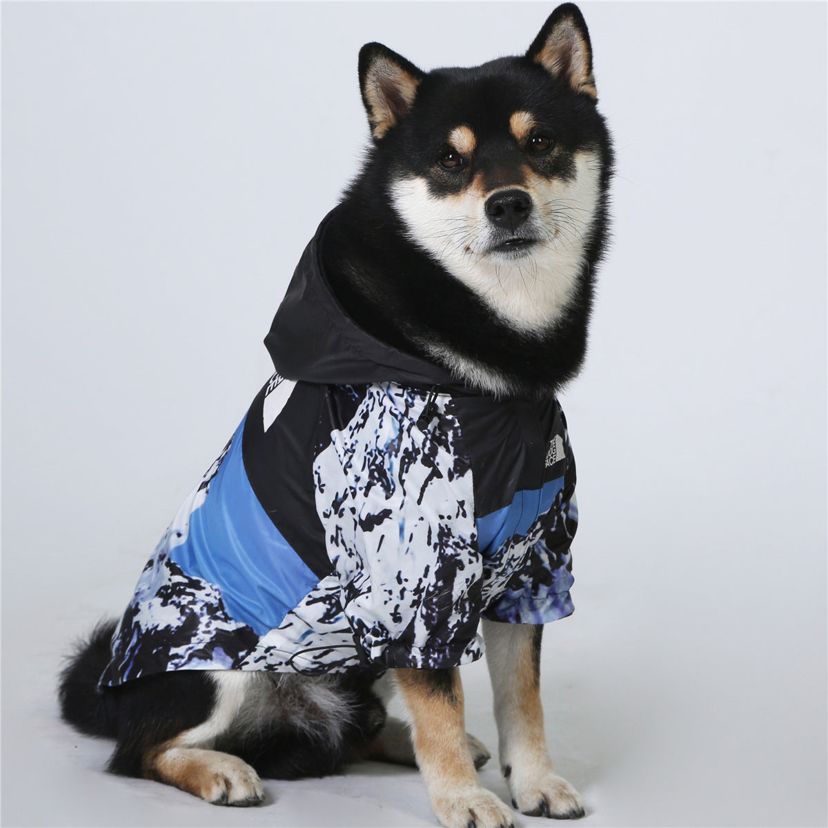 Windproof And Rainproof Dog Clothes Large Dog Raincoat Pet Shell Jacket