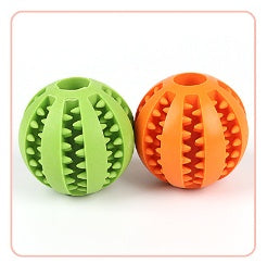 Durable Dog Chew Toy - Food Dispensing Ball for Interactive Play & Teething - Minihomy