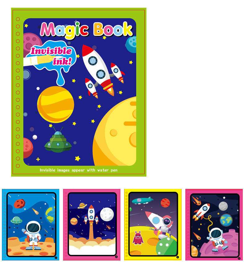 Magic Water Painting Book for Kids: Coloring & Activity Book - Minihomy