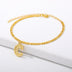 Initial Gold Letter Anklet Alphabet Pendants Jewelry - Minihomy