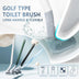 Golf Toilet Brush - Wall-Mounted Cleaning Tool with Flexible Bristles - Minihomy