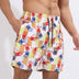 Gradient Printed Beach Shorts - Double Layer Casual Sport Shorts - Minihomy