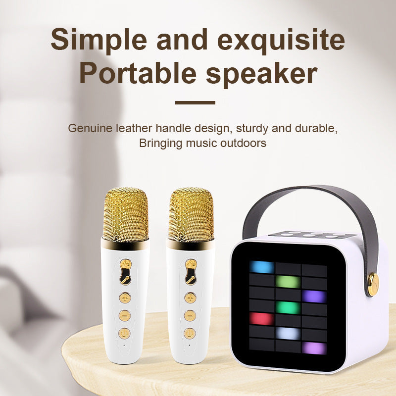 Bluetooth Speaker Portable Belt Microphone Split - Minihomy