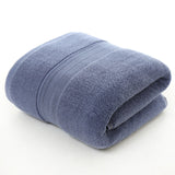 Cotton Thickened Plain Colored Bath Towel - Minihomy