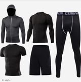 Fitness clothing suit basketball tights - Minihomy